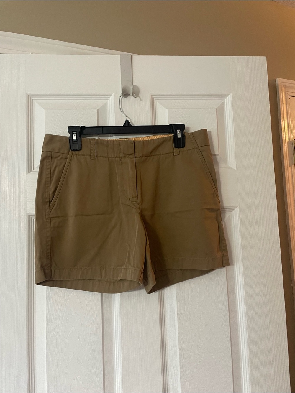 J. Crew Women's Tan Cotton Bermuda Shorts